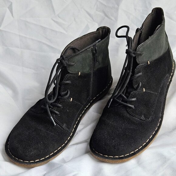 Clarks Shoes - Clarks Collection | Tamitha Key Black Ankle Chukka Boots Size 7